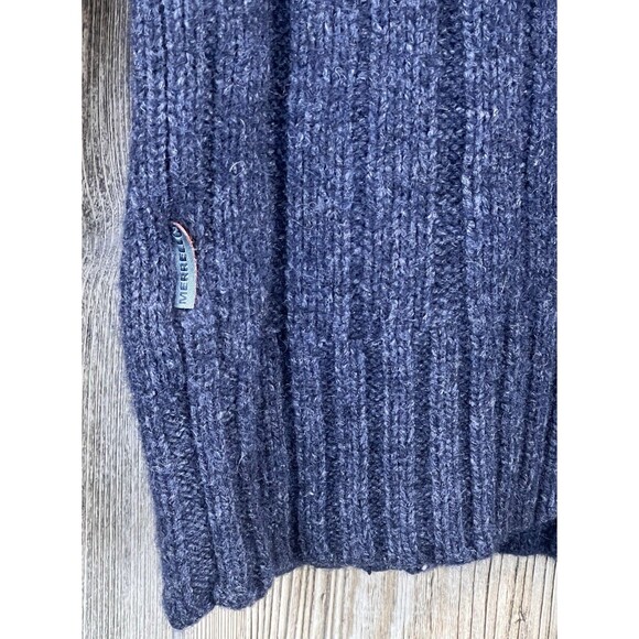 Merrell Sweater Men’s L Wool Blend Ribbed Full Zip Chunky Knit Cabincore Urban - Picture 5 of 14